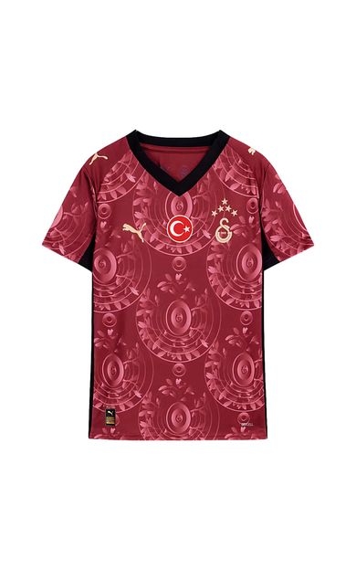 Puma Gsk Galatasaray 25-26  3 Cü Çocuk Forması Bordo