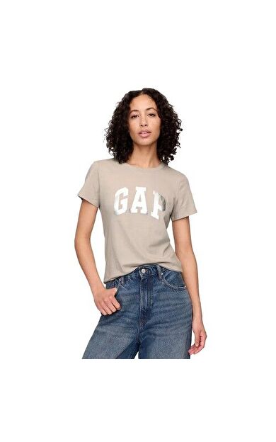 GAP 729555009 V-Ss Logo Classic Tee Kadın Tişört