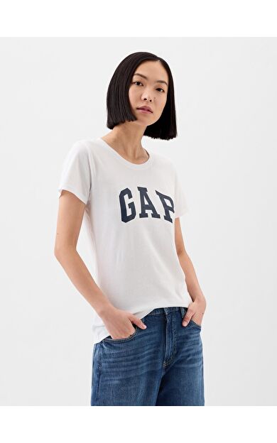 GAP 729555012 V-Ss Logo Classic Tee Kadın Tişört