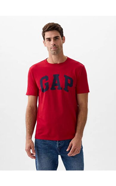 GAP 856659005 V-Everyday Soft Basic Logo T Erkek Tişört