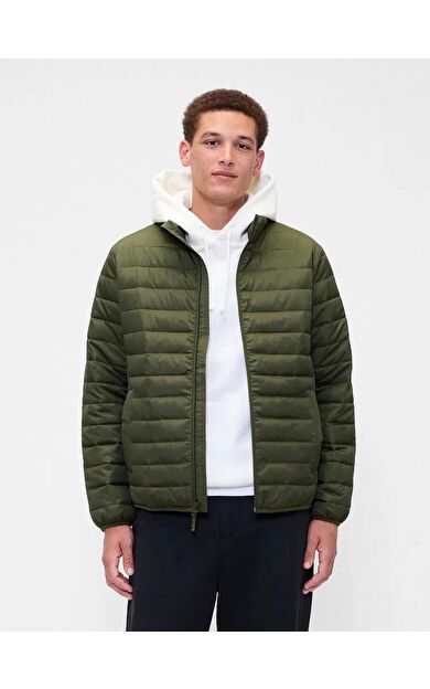 Gap 790583002 V-Frch Logo Ltwt Puffer Jkt Erkek Mont