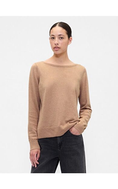 Gap 791281000 V-Bella Boatneck Kadın Kazak