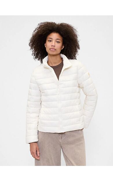 Gap 791284001 V-Frch Logo Lw Puffer Jkt Kadın Mont