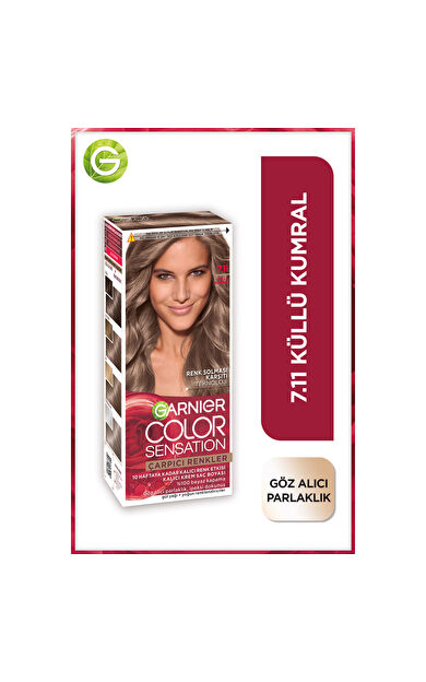 Garnier Çarpıcı Renkler 7.11 Küllü Kumral Saç Boyası