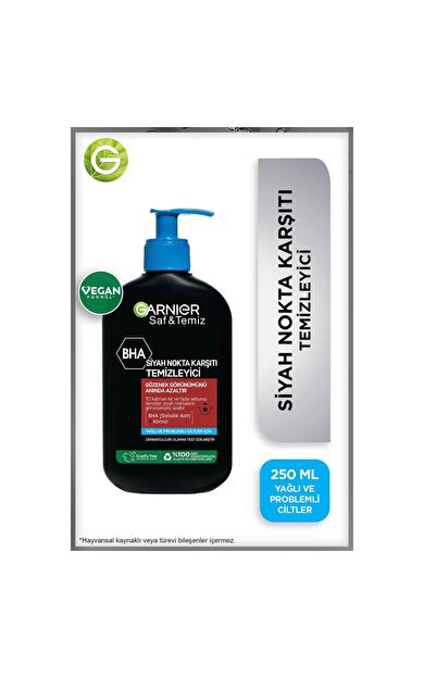 Garnier Saf &amp; Temiz Siyah Nokta Karşıtı Temizleyici 250 ml