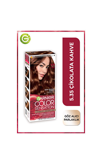 Garnier Çarpıcı Renkler 5.35 Çikolata Kahve Saç Boyası