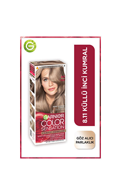 Garnier Çarpıcı Renkler 8.11 Küllü İnci Kumral Saç Boyası