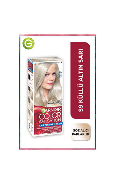 Garnier Çarpıcı Renkler S9 Küllü Altın Sarı Saç Boyası