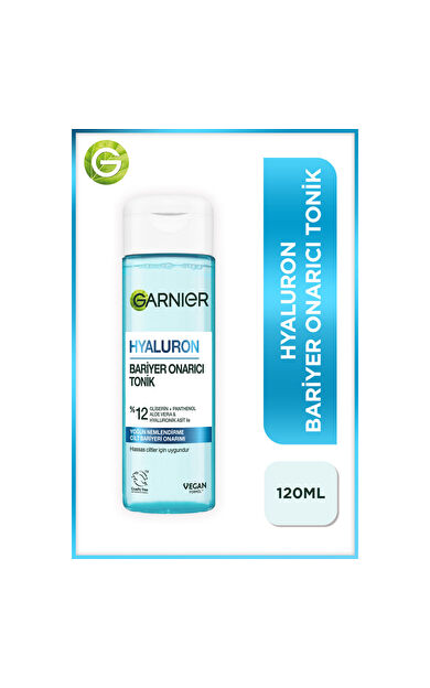 Garnier Hyaluron Bariyer Onarıcı Tonik  120ML (Gliserin, Panthenol, Aloe Vera & Hyaluronik)