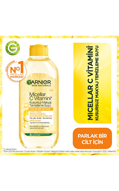 Garnier Micellar C Vitamini Kusursuz Makyaj Temizleme Suyu 400 ml