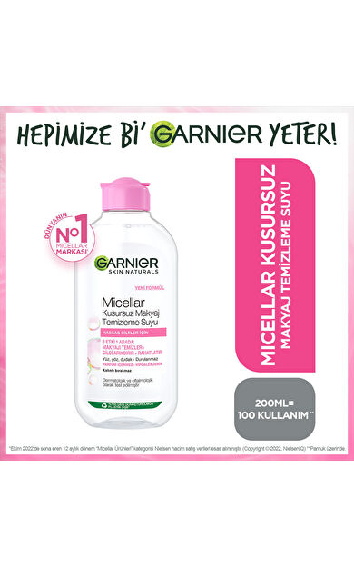 Garnier Micellar Kusursuz Makyaj Temizleme Suyu 200 ml