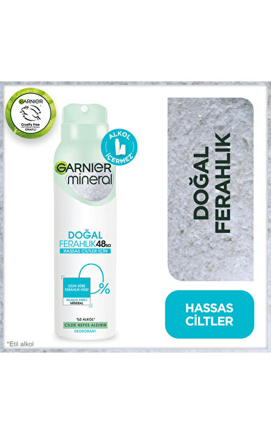 Garnier Mineral Doğal Ferahlık Sprey Deodorant 150 ml