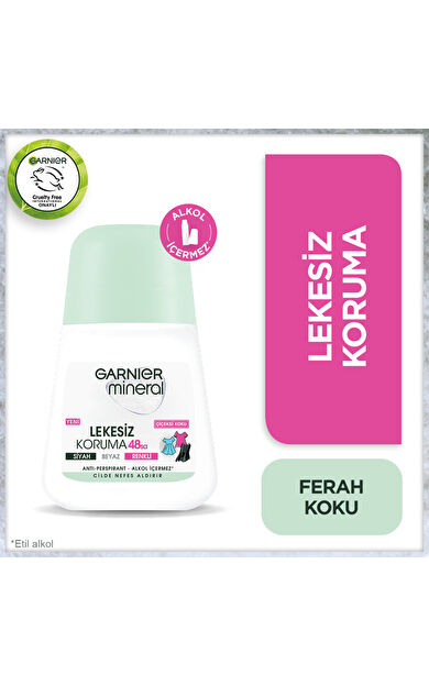 Garnier Mineral Lekesiz Koruma Çiçeksi Koku Roll-On Deodorant