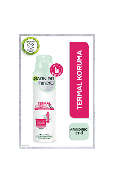 Garnier Mineral Termal Koruma Sprey Deodorant 150 ml