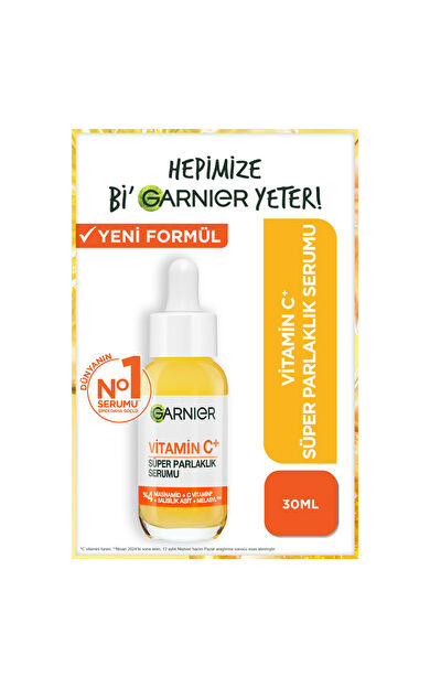 Garnier Vitamin C+ Süper Parlaklık Serumu (Niasinamid, Salisilik, Melasyl)