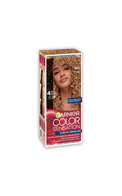 Garnier Çarpıcı Renkler Saç Boyası 7-31 HL2 Koyu Sarı