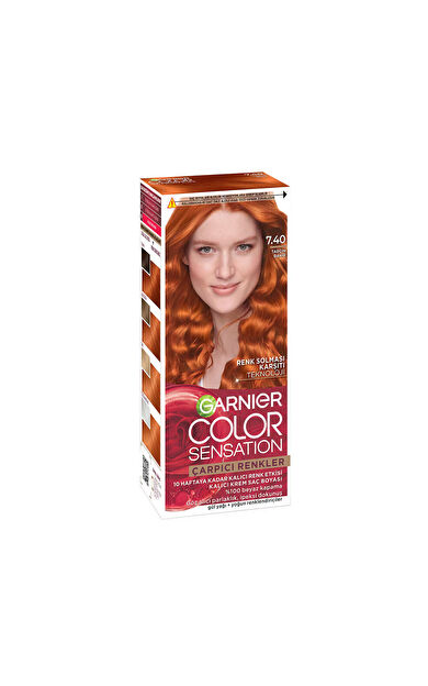 Garnier Çarpıcı Renkler Saç Boyası 7-40 Tarçın Bakır