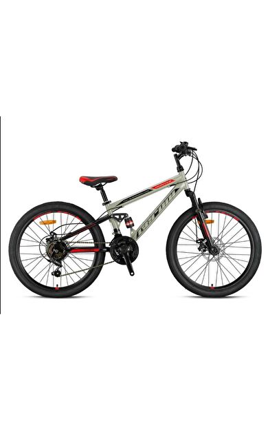 Geroni HUNTER - 27.5" - MTB - 17' - 21 Vites - M.Disc - Bej-Siyah/Kırmızı