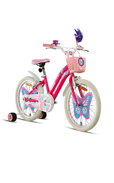 Geroni 2026 Butteryfly 16 Jant Çocuk Bisikleti Neon Pembe