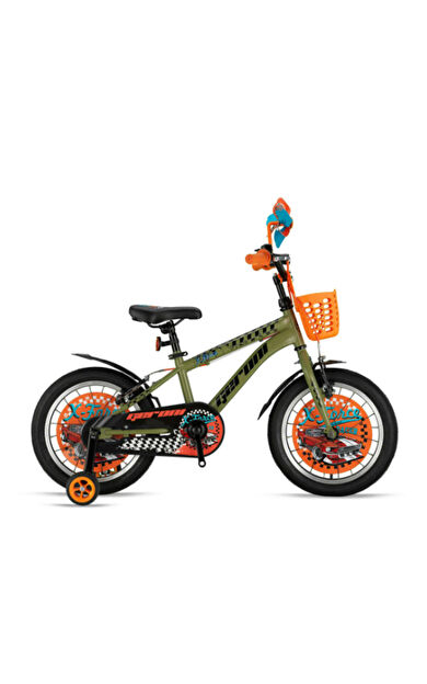 Geroni X-FORCE 16 JANT MAT HAKİ-TURUNCU BİSİKLET