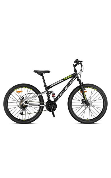 Geroni HUNTER - 27.5" - MTB - 17' - 21 Vites - M.Disc - Nardo Gri-Siyah/Sarı