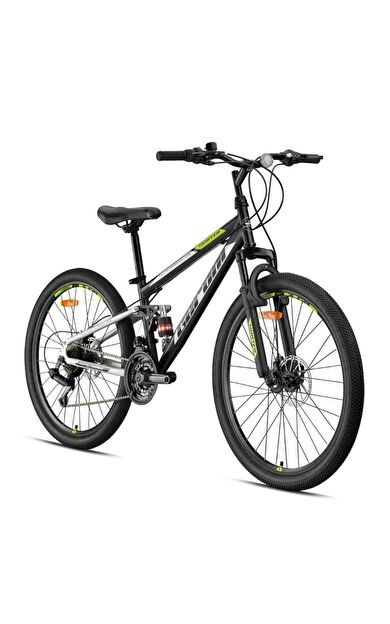 Geroni HUNTER - 27.5" - MTB - 17' - 21 Vites - M.Disc - Mat Siyah-Gri/Yeşil