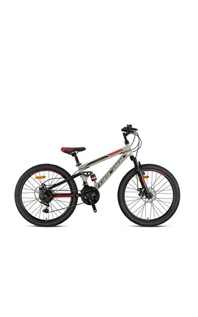 Geroni HUNTER - 26" - MTB - 16' - 21 Vites - M.Disc - Bej-Siyah/Kırmızı