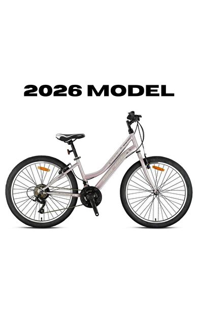 Geroni SWAN LADY - 26" - MTB -14'- 21 Vites - V.B - Beyaz Pembe-Bej/Füme