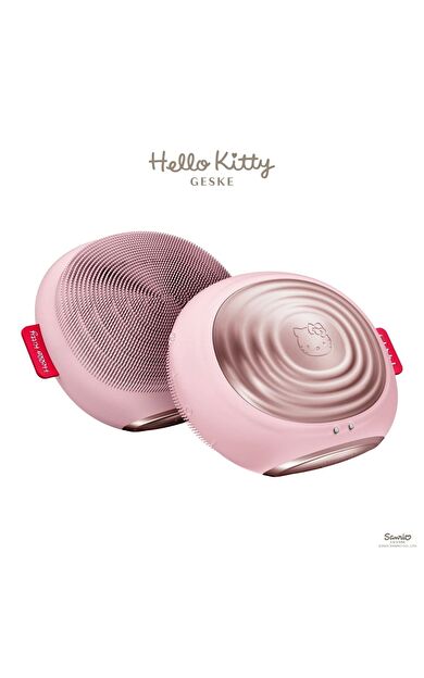 Geske Hello Kitty Yüz Temizleme Ve Masaj Cihazı (titreşimli Isılı) | Sonic Thermo Facial Brush Hello kitty pembe