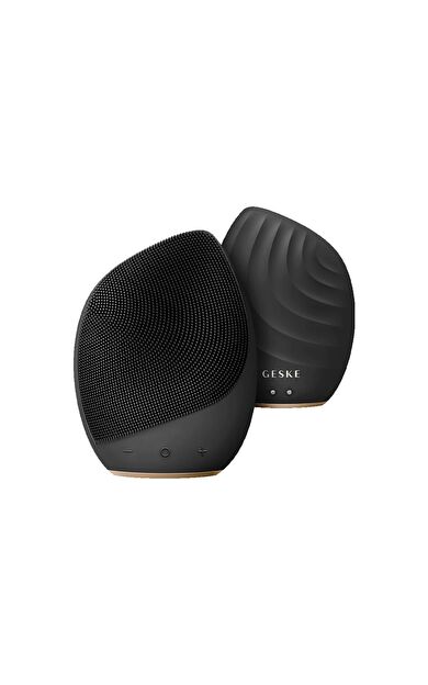 Geske Yüz Temizleme Ve Cilt Bakım Cihazı (titreşimli ) | Sonic Facial Brush Koyu siyah