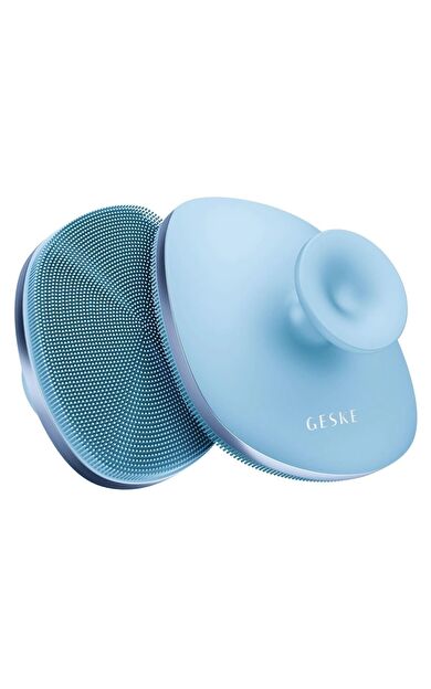 Geske Vücut Temizleme Fırçası (metal Detaylı Yumuşak Silikonlu) | Body Brush Mavi