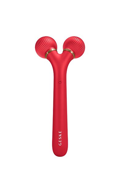 Geske Roller Yüz Şekillendirici Masaj Cihazı (titreşimli)| Sonic Facial Roller Kırmızı