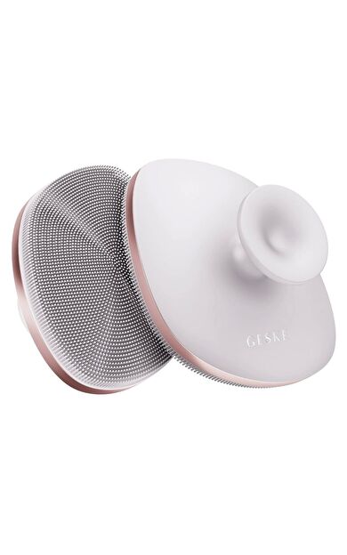 Geske Vücut Temizleme Fırçası (metal Detaylı Yumuşak Silikonlu) | Body Brush Beyaz