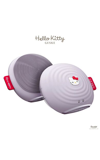 Geske Hello Kitty Yüz Temizleme Ve Masaj Cihazı (titreşimli)| Sonic Thermo Facial Brush Hello kitty mor