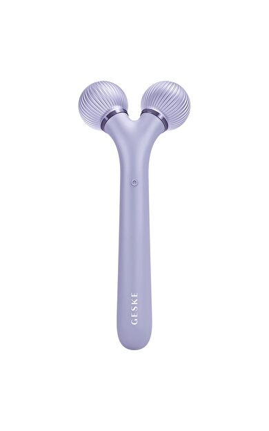 Geske Roller Yüz Şekillendirici Masaj Cihazı (titreşimli)| Sonic Facial Roller Mor