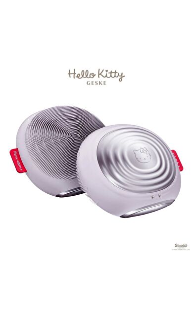Geske Hello Kitty Yüz Temizleme Ve Masaj Cihazı (titreşimli Isılı) | Sonic Thermo Facial Brush Hello kitty mor