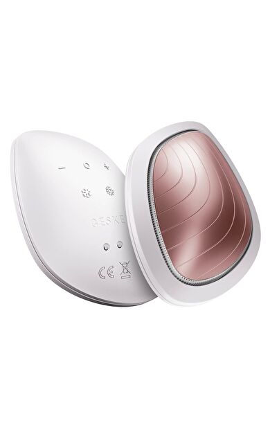 Geske Yüz Maskesi Bakım Cihazı (soğutma Ve Isıtmalı, Led Terapili, Titreşimli ) | Sonic Warm & Cool Mask Beyaz