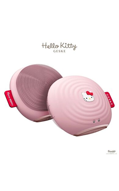 Geske Hello Kitty Yüz Temizleme Ve Masaj Cihazı (titreşimli)| Sonic Thermo Facial Brush Hello kitty pembe
