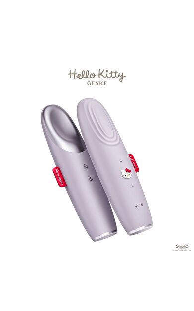 Geske Hello Kitty Akıllı Göz Çevresi Masaj Cihazı (soğutma Ve Isıtma Sağlayan Titreşimli )| Warm & Cool Eye Energizer Hello kitty mor