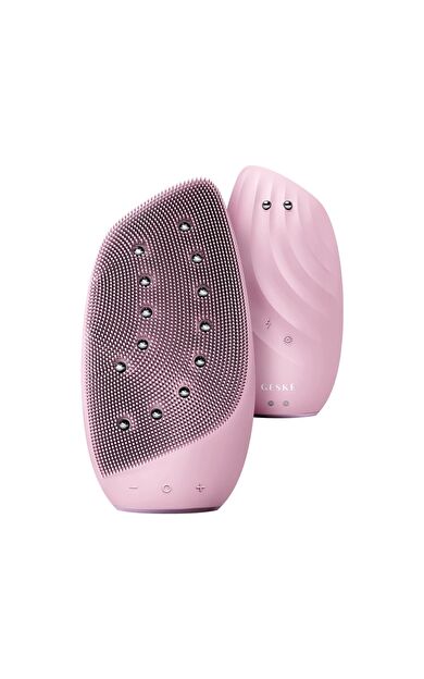 Geske Termal Yüz Temizleme Ve Mikro Akım Cilt Sıkılaştırıcı Cihaz | Sonic Thermo Facial Brush Face-lifter Pembe
