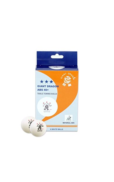 Giant Dragon Masa Tenisi Topu 6lı 63066 3 Yıldız ITTF Onaylı