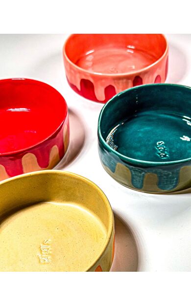 Gigi's El Yapımı Kase - 4'lü Set