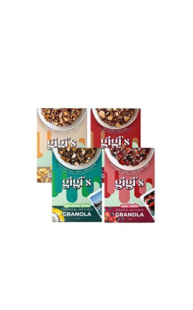 Gigi's Granola ( 4 adet karışık ) - Yeni