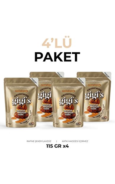 Gigi's Peanut Butter Cake Bal ile Glaze Edilmiş Crunchie ( 4 adet )