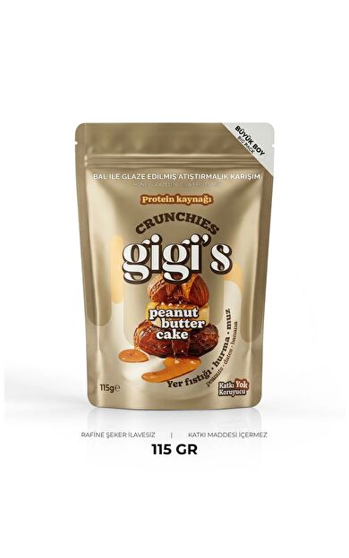 Gigi's Peanut Butter Cake Bal ile Glaze Edilmiş Crunchie Karışım
