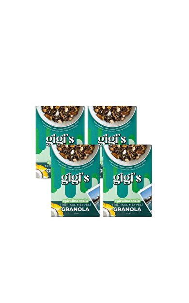 Gigi's Tropikal Meyveli Granola ( 4 adet ) - Yeni 