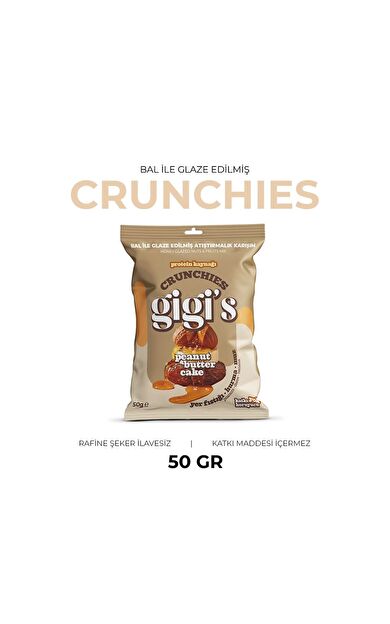 Gigi's Peanut Butter Cake Bal ile Glaze Edilmiş Crunchie Karışım 50g
