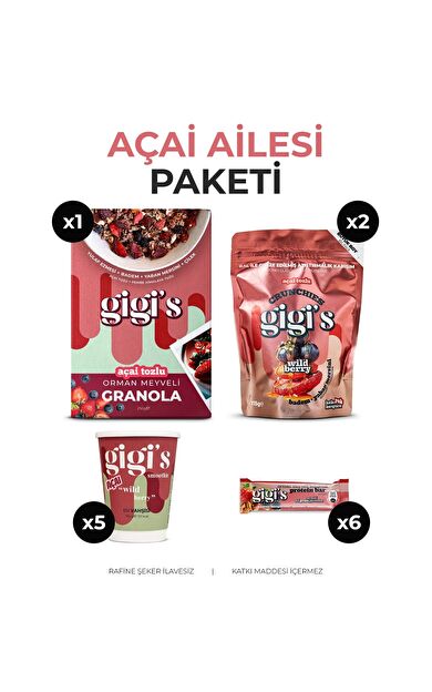 Gigi's Açai Ailesi Paketi