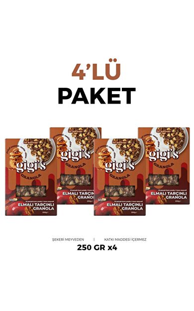 Gigi's Elmalı Tarçınlı Granola ( 4 adet )
