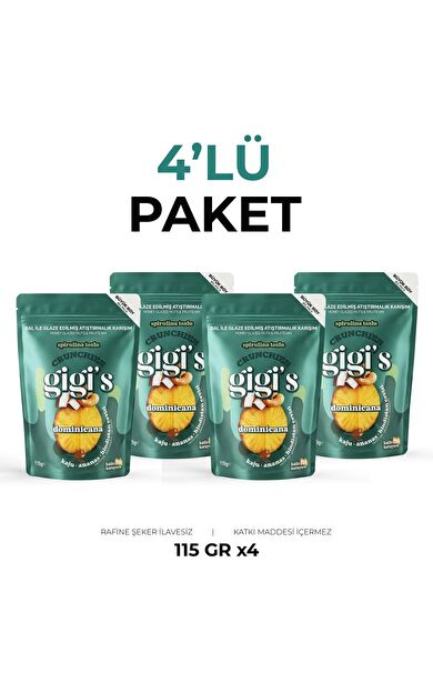 Gigi's Dominicana Bal ile Glaze Edilmiş Crunchie ( 4 adet )